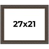 PosterPalooza | Museum Brown Picture Frame - UV Acrylic, Backing Board, Hanging Hardware Included - 2 of 4