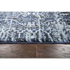 Rizzy Home Alora Decor Swagger Scrollwork Rectangle Rug Dark Blue - 4 of 4
