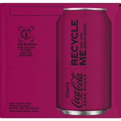 Coca-Cola Cherry Zero - 12pk/12 fl oz Cans_7