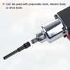 Unique Bargains 6 Point Square 1/2" Drive 5" Extra Long Phosphated CR-V Steel Deep Thin Wall Impact Socket - 4 of 4