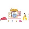 Disney Princess Belle Royal Clips Bedroom Playset – Small Doll with Clip-On Dress, Wardrobe, Bookshelf & Accessories - 2 of 4