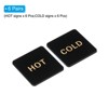Unique Bargains Acrylic Self-Adhesive Decor Faucets Sinks Hot/Cold Water Label - 3 of 4