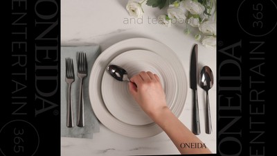 Oneida Oneida Aptitude Glossy Midnight 20 Piece Set, Service for 4
