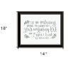 HomeRoots Your Unfailing Love Black Framed Print Wall Art - 3 of 3