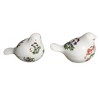 Portmeirion Botanic Garden Figural Salt and Pepper Shaker Set, Bird Shaped with Assorted Floral Motifs, Made from Porcelain, Chip Resistant Glaze - 3 of 4