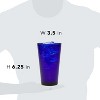 Libbey Cobalt Flare Tumbler Glasses, 17.25 ounce, Set of 8 - 4 of 4
