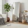 MAYEERTY 64 inch Full Length Mirror Rectangle Wall Mountable or Leaning Entryway Mirror for Living Room Gold - 3 of 4