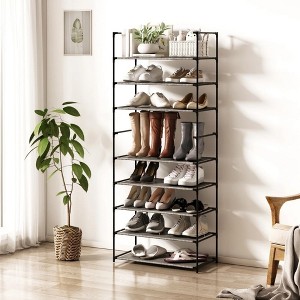 10-Tier Shoe Rack Large Capacity for 25-30 Pairs of Shoe Storage Rack - 1 of 4
