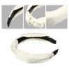 Unique Bargains Women's Satin Knotted Headband Hairband 1.2" Wide - 4 of 4