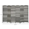 NicBex Room Divider Folding Hand-Woven Privacy Screen with Wood Legs Partition for Home & Office - 3 of 4
