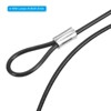Unique Bargains Stainless Steel Stage Lighting Luggage Lock Double Loop Safety Lock Cables - 4 of 4
