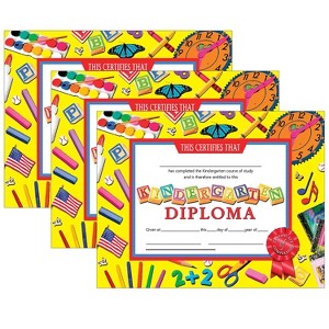 Hayes Publishing Kindergarten Diploma 8.5"" x 11"" 30 Per Pack 3 Packs (H-VA703-3)  - 1 of 1