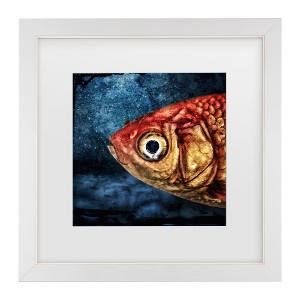 Trademark Fine Art - Piet Flour Isidor The Goldfish Matted Framed Art - 1 of 4