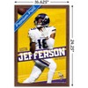 Trends International NFL Minnesota Vikings - Justin Jefferson 22 Framed Wall Poster Prints - 3 of 4
