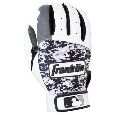 Franklin Sports Digitek Adult Batting Glove - Gray/White/Black Digi (XL)