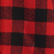 48 - black / red checked plaid