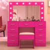 White Vanity Desk Set - 2 of 4