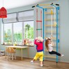 Costway 5 in 1 Kids Indoor Gym Playground Swedish Wall Ladder Children Home Climbing Gym - 2 of 4
