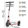 Foldable Lightweight Kick Scooter for Kids & Teens, Adjustable Height, Dual Brakes, Shock Absorbing, Portable Scooter - 2 of 4