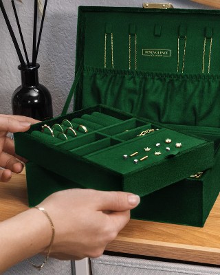 Benevolence LA Lock Jewelry Box - Emerald