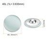 Unique Bargains Blouses Sweater Round Aluminum Cotton Fabric Cloth Covered Buttons 10 Pcs - 2 of 4