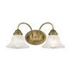 Livex Lighting Edgemont 2 - Light Vanity in  Antique Brass - 4 of 4