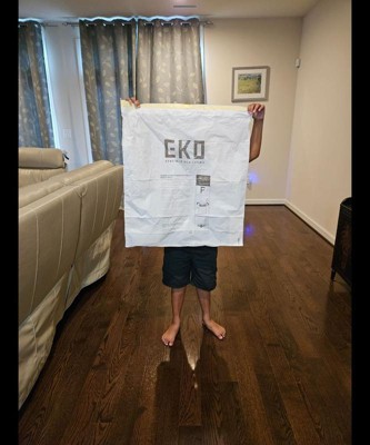 EKO Easy-Dispense Roll of 60 Count Extra-Strong Drawstring Kitchen Trash  Bags - 13 Gallon Garbage Bags (40L-60L) 60 pack, Code F