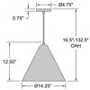 Access Lighting Ford 1 - Light Pendant in  Matte Black - 2 of 4