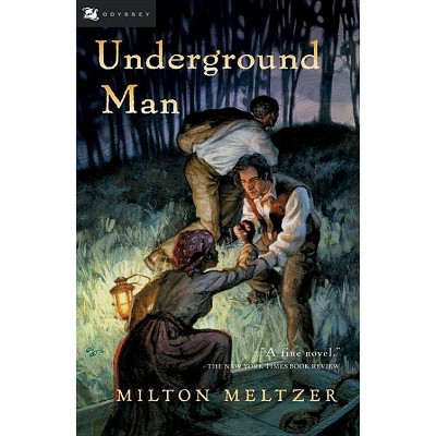 Underground Man - (Odyssey/Harcourt Young Classic) by  Milton Meltzer (Paperback)