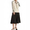 Women's Mockneck Textured Sweater - FLYING TOMATO - 3 of 4