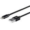 Monoprice Apple MFi Certified Lightning to USB Charge & Sync Cable - 1.5 Feet - Black - Palette Series - 2 of 4