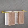 ChicFurnit Bathroom Towel Holder 5 Piece Wall Mount Set for Modern Design and Easy Install, Gold, 24.9"*7.5"*3" - 2 of 4