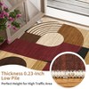 Area Rug Modern Geometric Abstract Rug Bedroom Ultra-Thin Soft Low Pile Large Carpet Living Room Non Slip Dining Room - 4 of 4