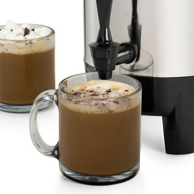 HomeCraft Stainless Steel 30-Cup Quick-Brewing Coffee Urn