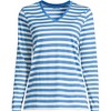 Lands' End Women's Relaxed Supima Cotton Long Sleeve V-Neck T-Shirt - 3 of 3