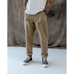 Lomsoe service fatigue pants sand herringbone - 1 of 1