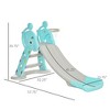 BABYYER Toddler Slide, Foldable Freestanding Slider Playset with Basketball Hoop, Backyard Playground for 18 months -4 Years - 4 of 4