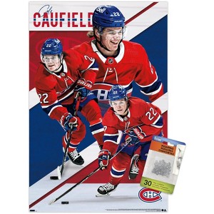 Trends International NHL Montreal Canadiens - Cole Caufield 22 Unframed Wall Poster Prints - 1 of 4