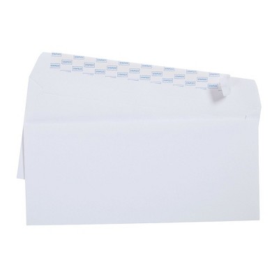 Staples Easy Close #10 Envelope 4-1/8" x 9-1/2" White 500/Box (381912)