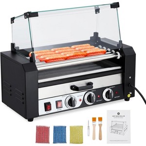 Acekool Commercial-Grade Hot Dog Roller with Dual Temperature Control - 1 of 4