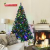 SUGIFT 7.5ft Pre-Lit Artificial Christmas Tree with 400 Multi-Color LED Lights and 1405 PVC Branch Tips - 4 of 4