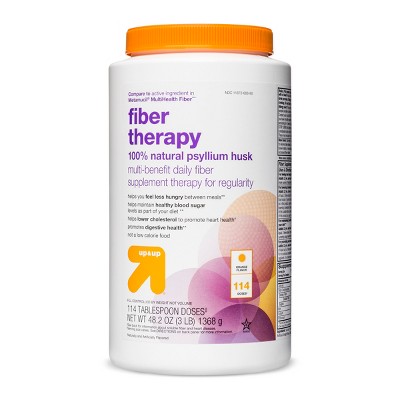 Fiber Therapy Laxative - Smooth Orange Flavor - 48.2oz - up & up™