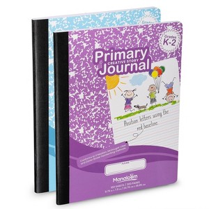 Manaloom Primary Composition Notebook Grades K-2 – 100 Sheets, 9.75" x 7.5" – Primary Ruled with Drawing Space - 1 of 4