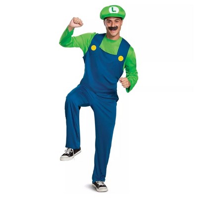 Super Mario Bros. Luigi Classic Adult Costume