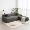 KWPZQEB 110'' Modular Sectional Sofa Couches, L-Shape Couch 3 Seat Modular Sofa with Chaise, Memory Foam Sectional Couches for Living Room - 3 of 4