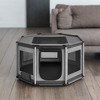 Large Dog Playpen 44.1 x 44.1 x 24.4 Inches - Octagon Dog Crate with PVC Frame, Oxford Fabric Fence, Breathable Mesh, Double Openings - 3 of 4
