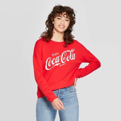 coca cola sweatshirt womens