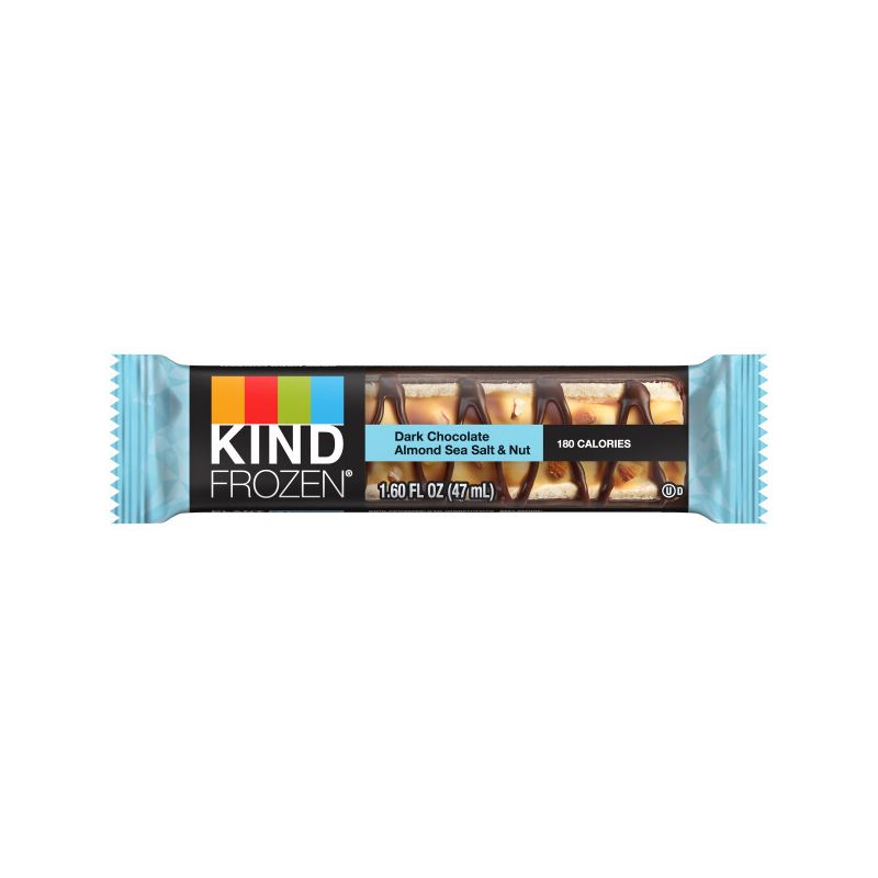 KIND Frozen Dark Chocolate Almond Sea Salt Plant Based Dessert - 5ct, 5 of 11