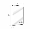 Serio Thin Frame Mirror,Rounded Corner Rectangular Decorative Mirrors,Bathroom Vanity Mirrors-The Pop Home - 4 of 4