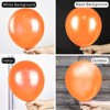 PartyWoo Balloons Orange Pearl Fall Pumpkin 12 Inch 50 pcs - 2 of 4